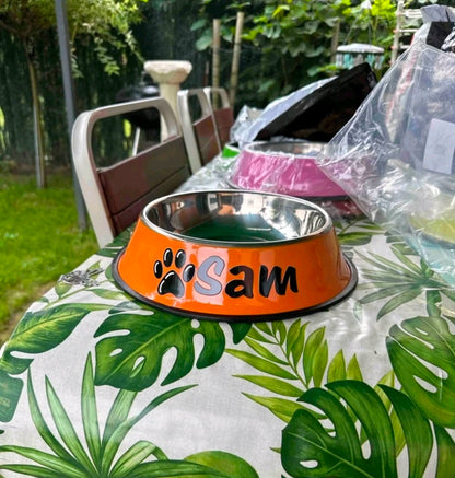 Personalised Pet Bowl – Custom Name Dog & Cat Food Bowl