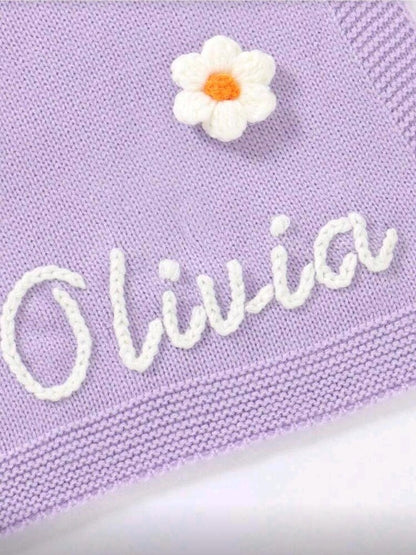 Personalised Knitted Baby  with Name