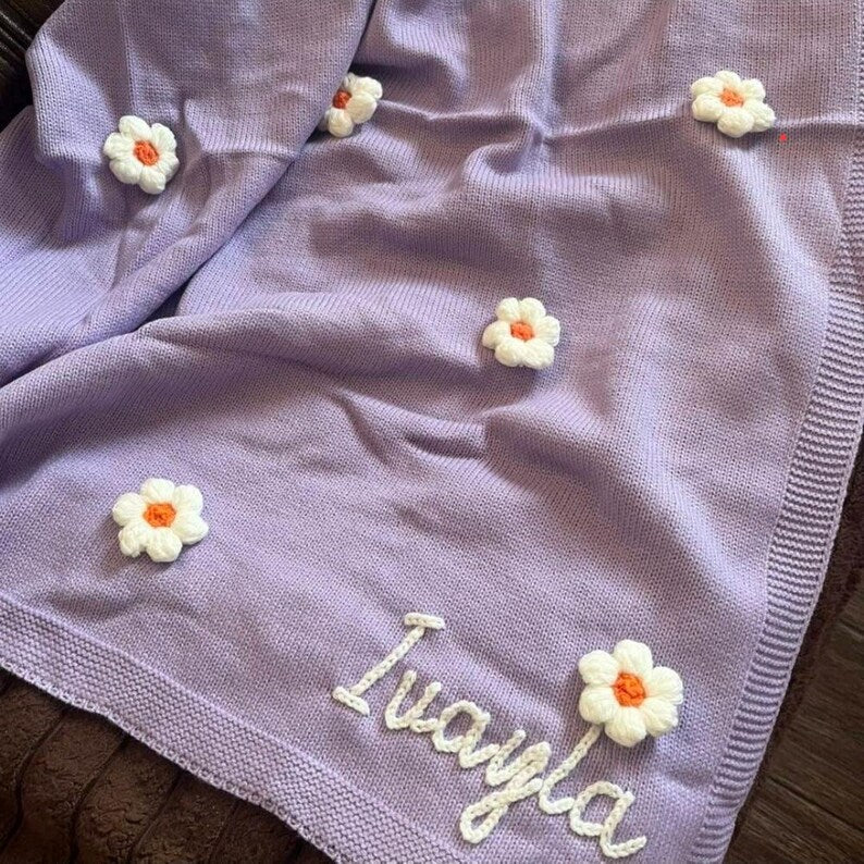 Personalised Knitted Baby  with Name