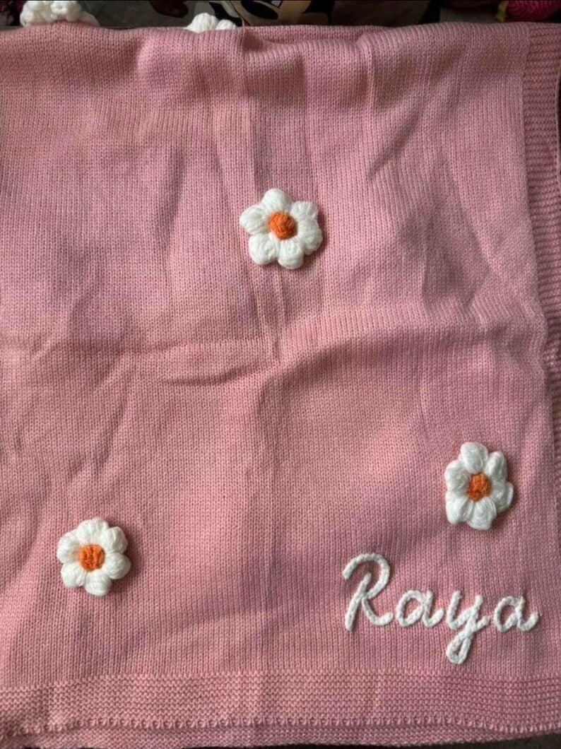 Personalised Knitted Baby  with Name