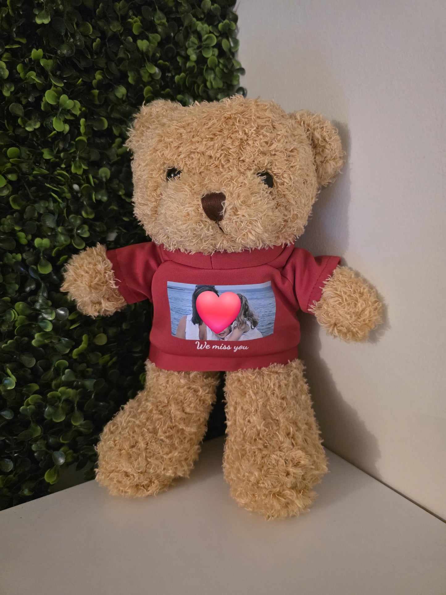 Personalised Teddy Bear with Custom Photo and Text